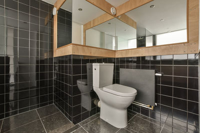 Interior of bathroom