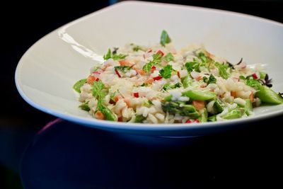 Close-up of meal served in bowl