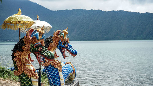 Panoramic view of a lake