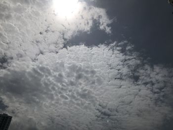 Low angle view of cloudscape