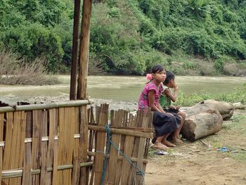 Beauty of nature and indigenous children of the chittagong hills tracks,bangladesh