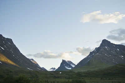 View of mountains