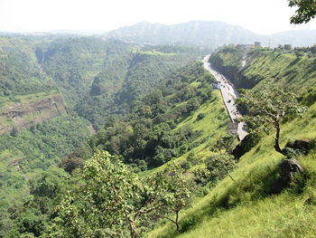 Scenic view of mountains