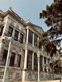 Low angle view of historical building against sky