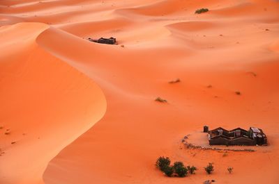 Tilt shift over desert