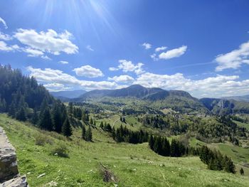 Scenic view of landscape against sky