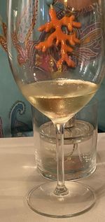 Close-up of beer in glass on table