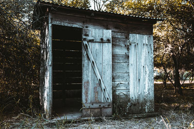 Entrance of abandoned building