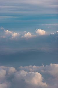 Low angle view of clouds in sky
