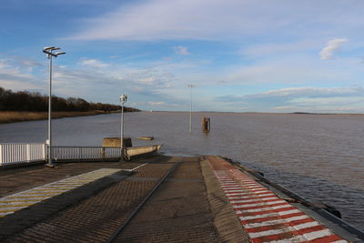 Walkway leading to pier