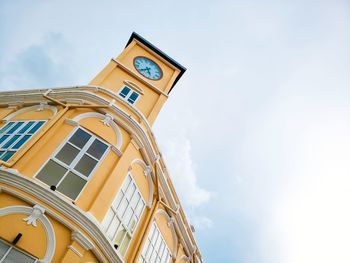 Low angle view of building against sky