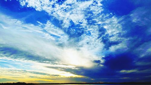 Low angle view of clouds in sky