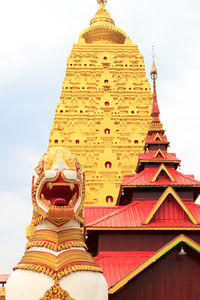 Low angle view of pagoda