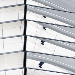 Low angle view of glass building