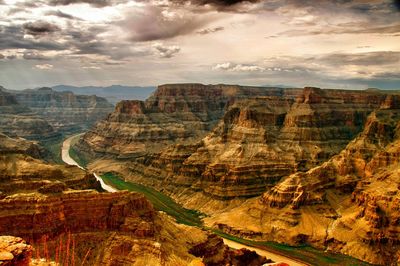 Rock formations in a desert