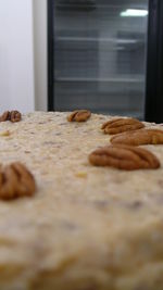 Close-up of cookies on table