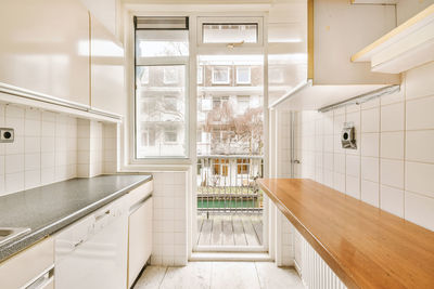 Interior of bathroom