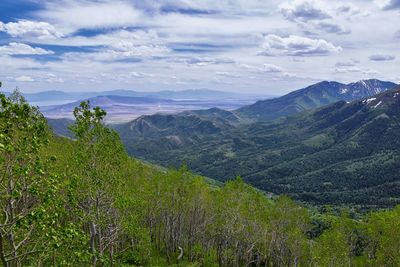 Rocky mountain wasatch front butterfield canyon oquirrh mountains utah, united states.