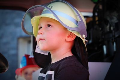 Close-up of boy