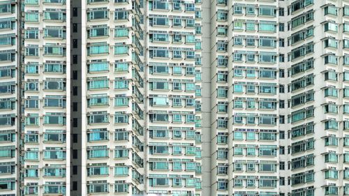 Full frame shot of modern building in city