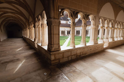 The cloister of saint-vincent cathedral is a canonical cloister in chalon-sur-saône, 