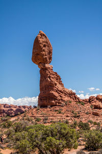 Rock formations in a desert