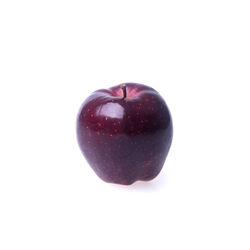 Close-up of apple against white background