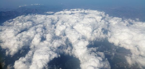 Low angle view of clouds in sky