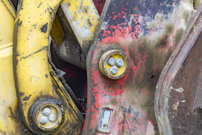 Full frame shot of rusty metal