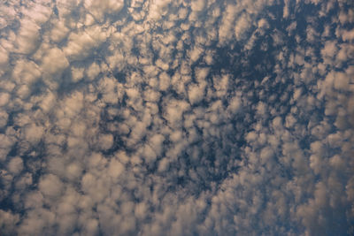 Low angle view of clouds in sky