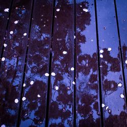 Full frame shot of snow during night