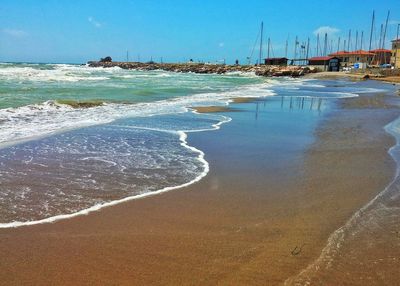 View of beach against sky
