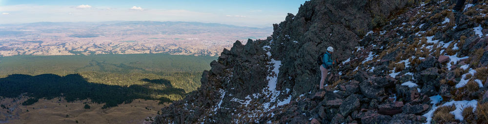 Panoramic view of landscape against sky