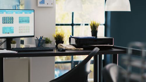 Interior of office