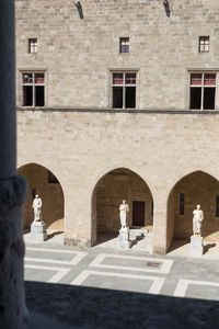 View of historic building on sunny day