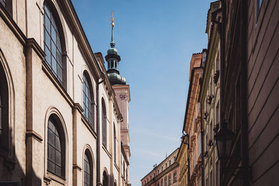 Low angle view of buildings against sky