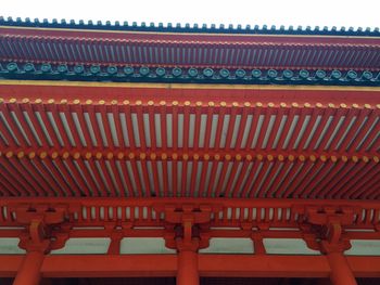 Full frame shot of roof of building