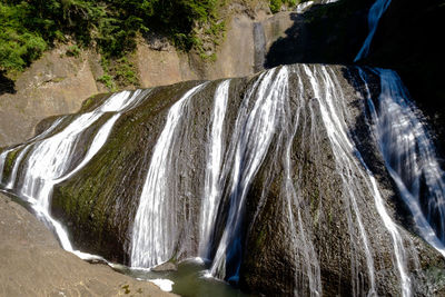 Panoramic view of waterfall