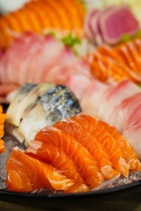 Close-up of fish in plate