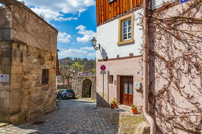 Alley amidst buildings