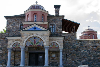 Low angle view of building against sky