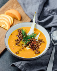 Close-up of food in bowl