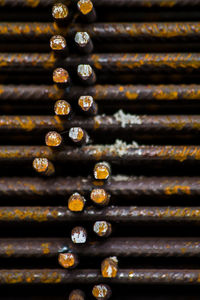 Full frame shot of row