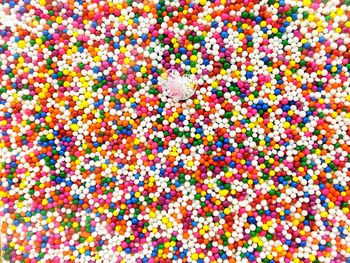 Full frame shot of multi colored candies