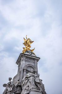 Low angle view of statue