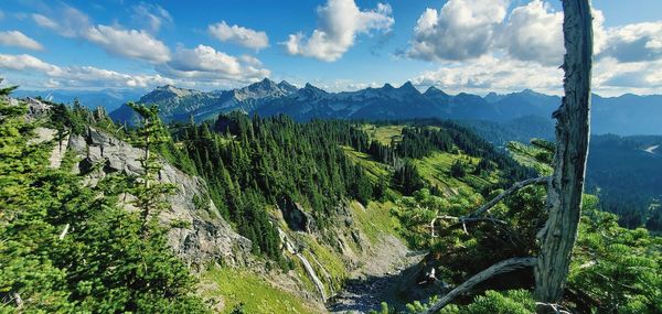 Panoramic view of landscape against sky