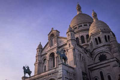 Low angle view of historic building against sky