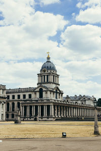 View of historic building against sky