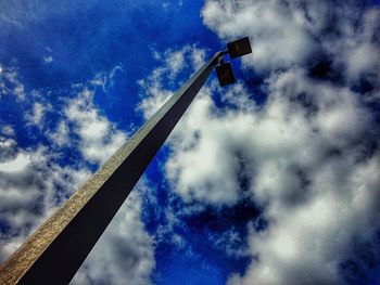 Low angle view of cloudy sky