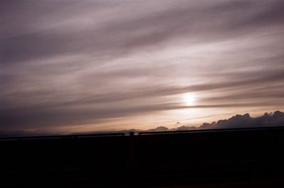 Scenic view of sunset sky